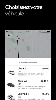 uber : commander une course iPhone Captures Décran 3