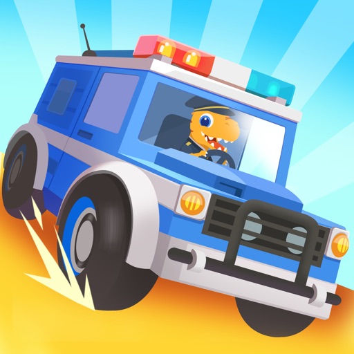 Dinosaur Police Car kids Games app reviews download