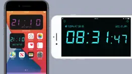 reloj digital - widget tiempo iphone capturas de pantalla 1