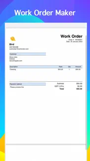 work order maker - wos tracker iphone images 1