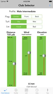 golfmaster club selector iphone images 1