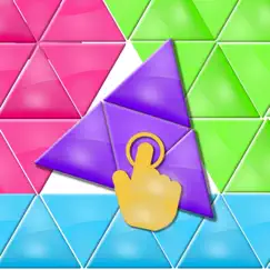 triangle block puzzle tangram logo, reviews
