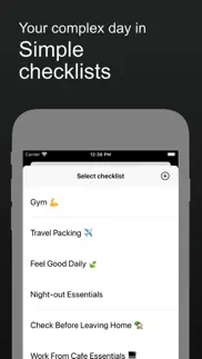 forgetnot -reusable checklists iphone capturas de pantalla 1