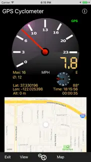 gps cyclometer iphone capturas de pantalla 1