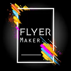 flyer maker + poster maker logo, reviews