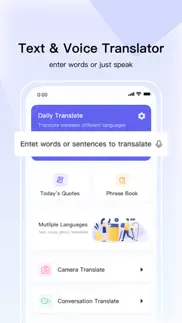 daily translate iPhone Captures Décran 1