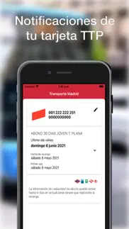 transporte madrid y ttp iphone capturas de pantalla 2