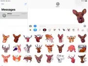 deer emoji funny stickers ipad images 2