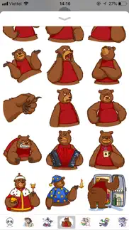 cute bear pun funny stickers iphone images 3