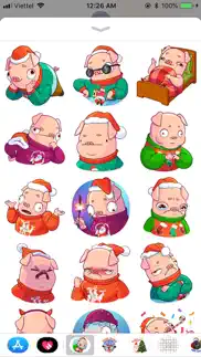 christmas piggy funny sticker iphone images 2