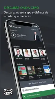 onda cero: radio fm y podcast iphone capturas de pantalla 1