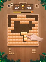 wooden 100 block puzzle game ipad images 1