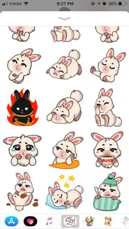 rabbit pun funny stickers iphone images 2