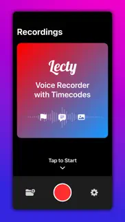 voice recorder with timecodes iphone capturas de pantalla 1