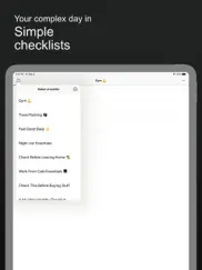 forgetnot -reusable checklists ipad capturas de pantalla 1