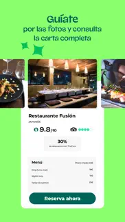 thefork - reserva restaurante iphone capturas de pantalla 4