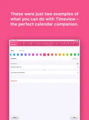 timeview - calendar statistics iPad Captures Décran 3