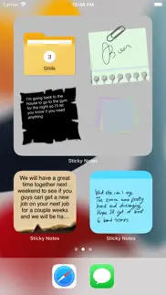 sticky notes + widget memo iphone images 2