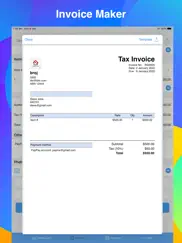 invoices maker ipad images 1