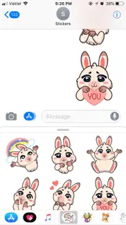 rabbit pun funny stickers iphone images 3