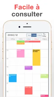 calendrier simple - planning iPhone Captures Décran 2