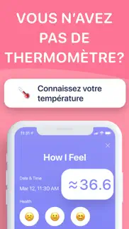 body temperature app for fever iPhone Captures Décran 2