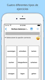verben - trainer iphone capturas de pantalla 2