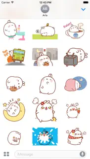animated cute molang rabbit iphone images 4