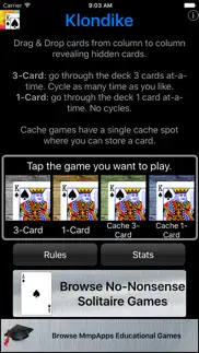 klondike solitaire - classic iphone images 1