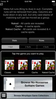 spiderette classic solitaire iphone images 1