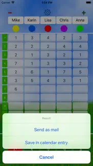 mini golf score card iPhone Captures Décran 3