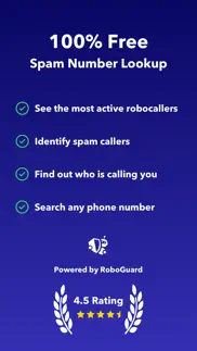 spam call lookup by roboguard iphone images 1