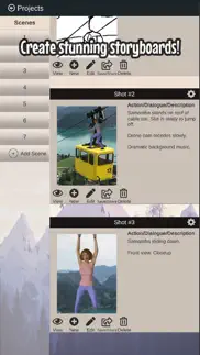 scene creator - storyboard app iphone capturas de pantalla 1