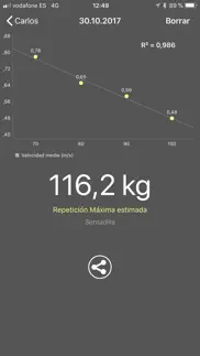 my lift: mide tu fuerza iphone capturas de pantalla 3