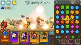 puzzle defense: match 3 battle iphone images 2