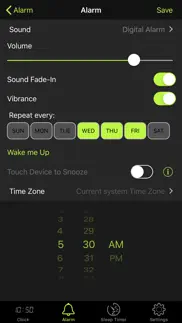 alarm clock: & sleep timer iphone images 2