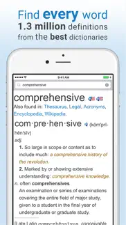 dictionary and thesaurus pro iphone images 2