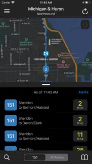 transit stop: cta tracker. iphone images 3