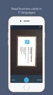 camcard for salesforce iphone capturas de pantalla 1