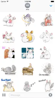 adorable chinchilla sticker iphone images 2