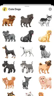 cute dog puppy doggy stickers iPhone Captures Décran 1