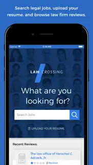 lawcrossing legal job search iphone images 1
