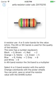 resistor color calc iphone images 2