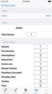 rugby player stats tracking iphone images 3