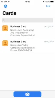 business card scanner & reader айфон картинки 2