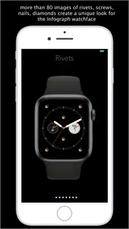 rivets - rugged watch faces iPhone Captures Décran 2