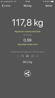 my lift: mide tu fuerza iphone capturas de pantalla 4