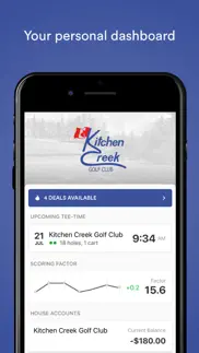 kitchen creek golf iPhone Captures Décran 2