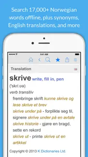 norwegian dictionary. iphone images 1