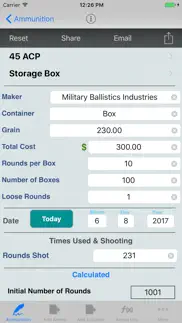 ammo inventory,price per round iphone images 1